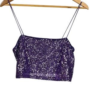 Rotate Birger Christensen Line Slip Top Dewberry (Purple) Women's Size 6 NWOT